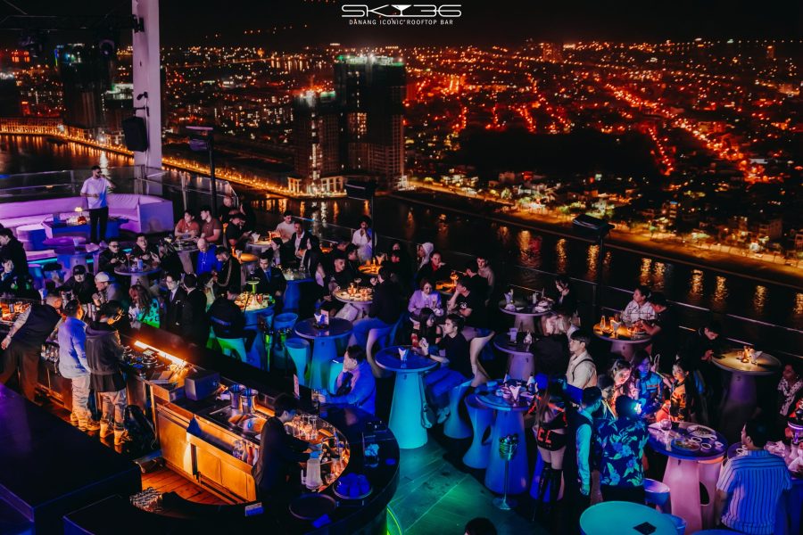 SKY36 the highest danang sky bar.