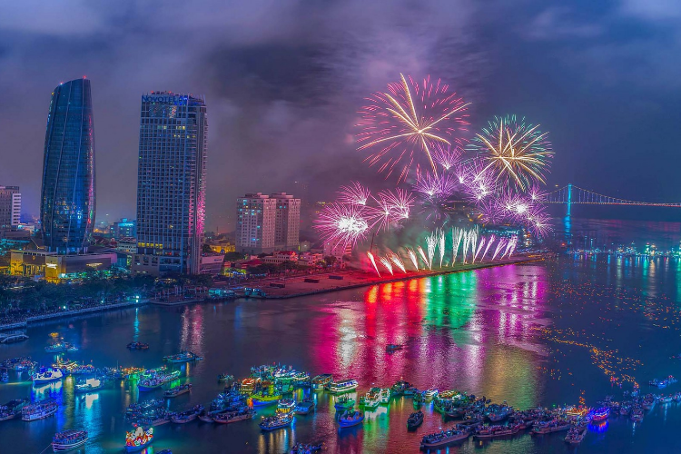 địa điểm xem pháo hoa Đà Nẵng 2026