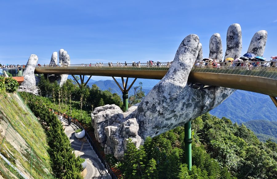 Golden Bridge at Ba Na Hills in Da Nang
