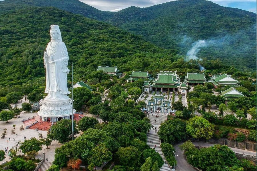 Lady Budha statue at Linh Ung Pagoda Da Nang